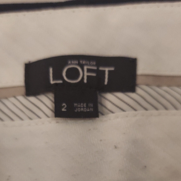 Loft Tailored Marisa Trousers in Navy Sz. 2 Minimalist Office - Picture 3 of 15